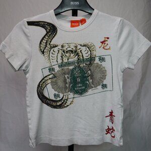 Boys Hugo Boss Snake T-shirt Size Small
